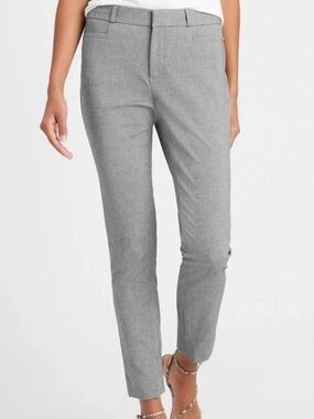 Banana Republic Gray Slim Ankle Pants